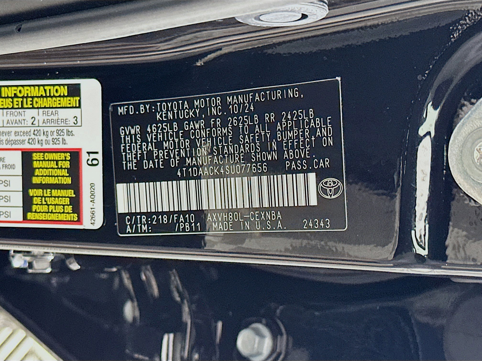 Used 2025 Toyota Camry LE image 12