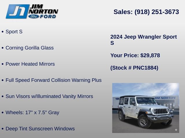 Used 2024 Jeep Wrangler Unlimited Sport AWD/4WD image 39