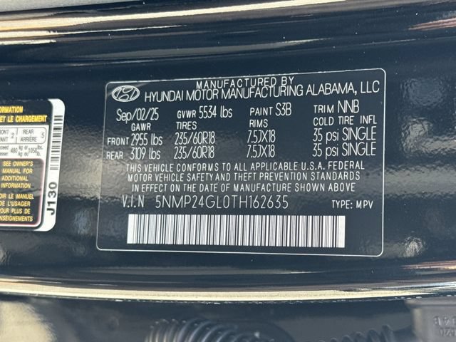 Certified 2026 Hyundai Santa Fe SEL FWD image 28