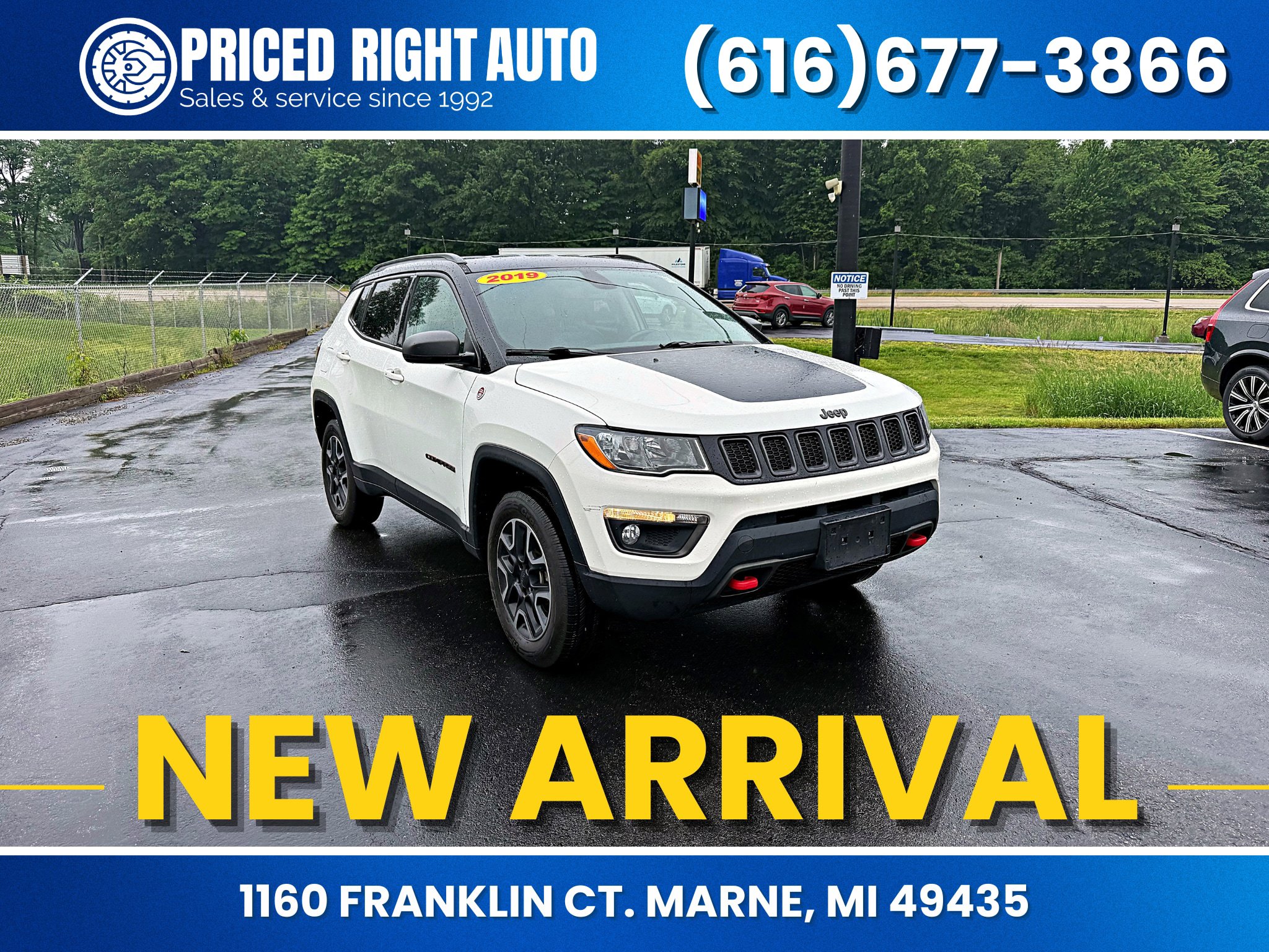 Used 2019 Jeep Compass Trailhawk AWD/4WD image 1