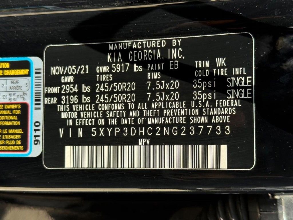 Used 2022 Kia Telluride EX w/ EX Premium Package AWD/4WD image 30