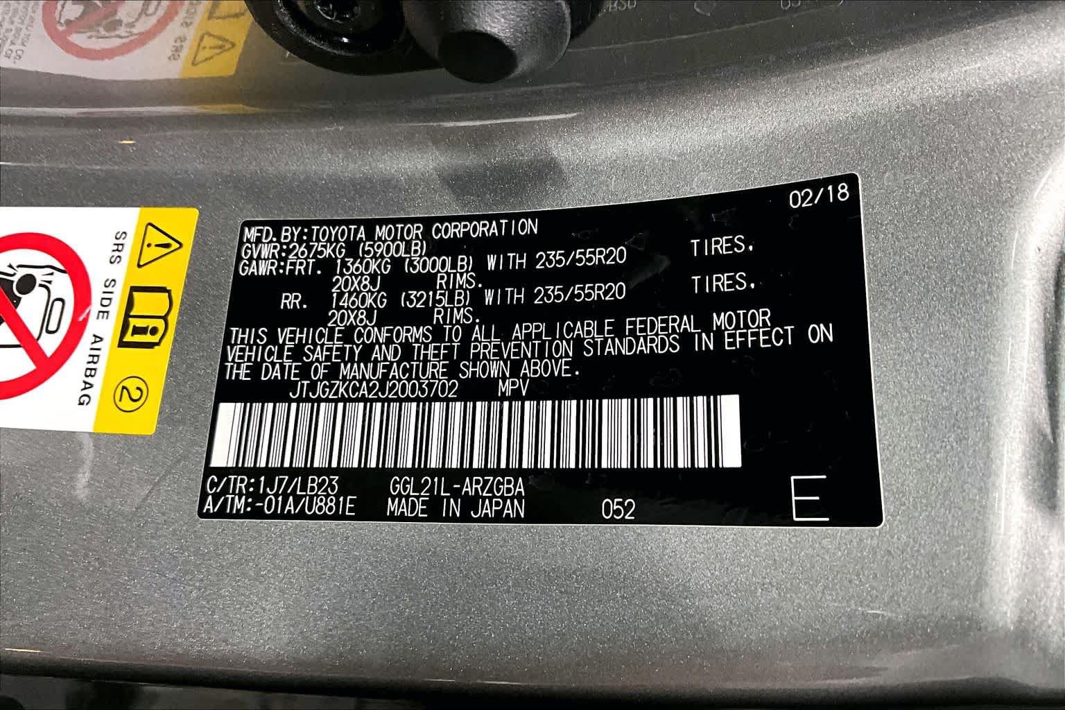 Used 2018 Lexus RX 350L FWD image 35