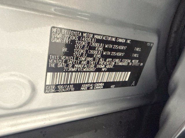 Used 2020 Toyota RAV4 XLE w/ Convenience Package AWD/4WD image 13