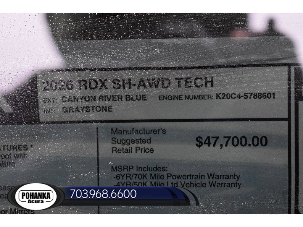 New 2026 Acura RDX w/ Technology Package AWD/4WD image 40