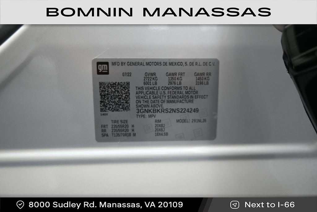 Used 2022 Chevrolet Blazer RS w/ Enhanced Convenience Package AWD/4WD image 15