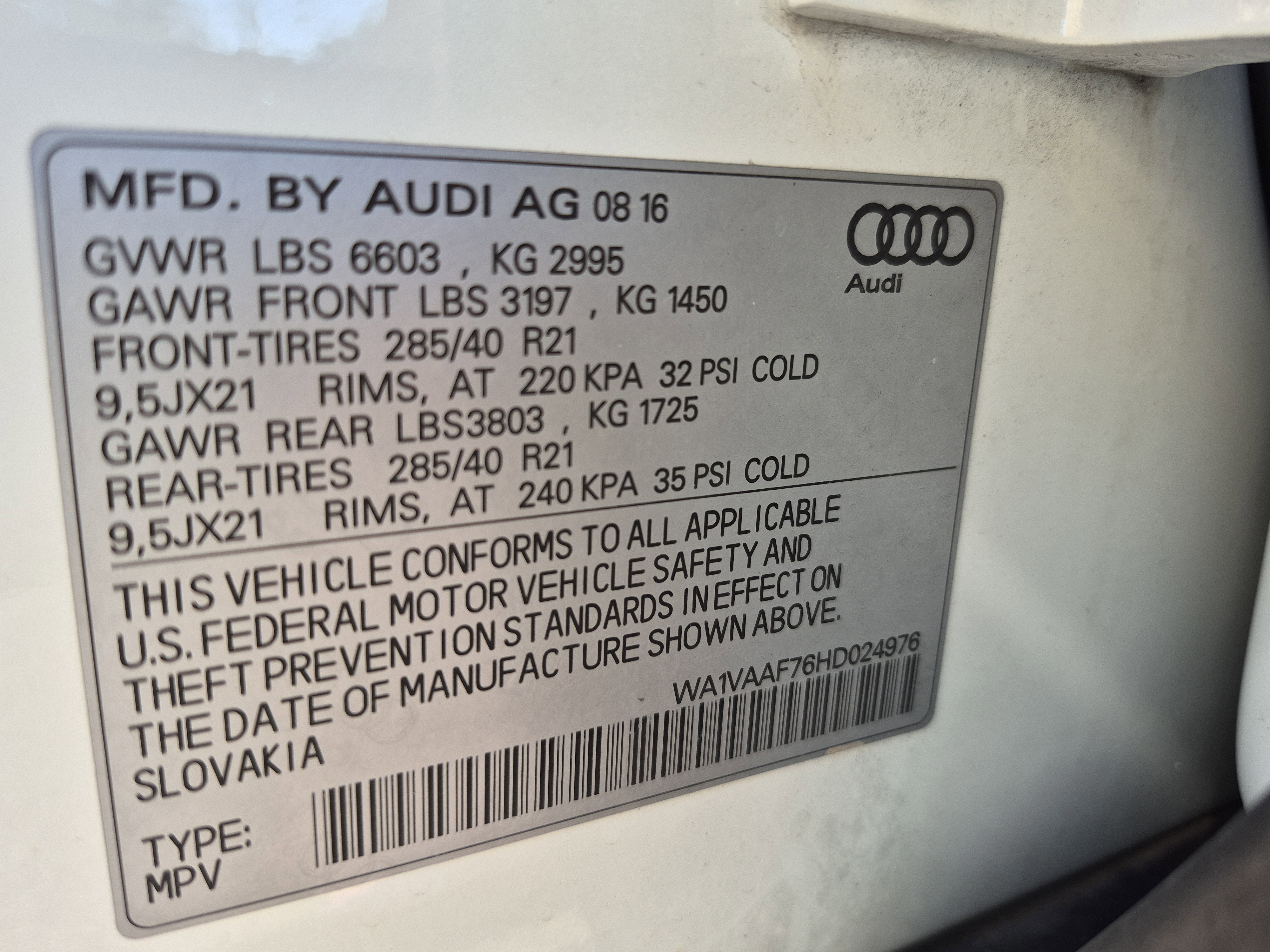Used 2017 Audi Q7 3.0T Prestige w/ Prestige Package AWD/4WD image 37