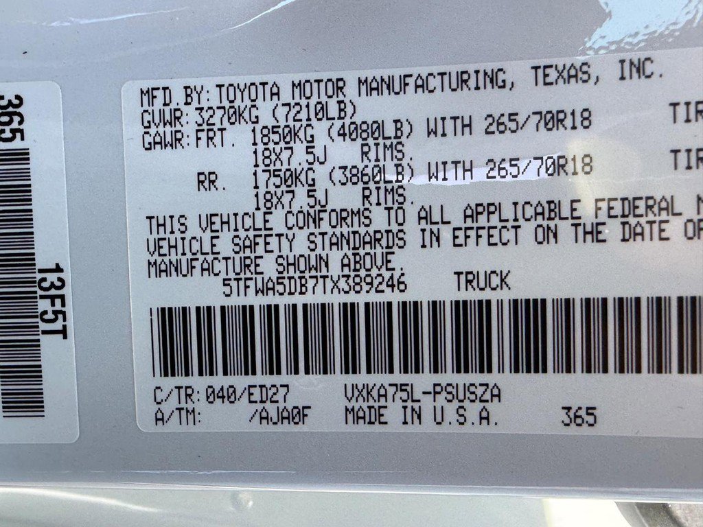 New 2026 Toyota Tundra Limited image 19