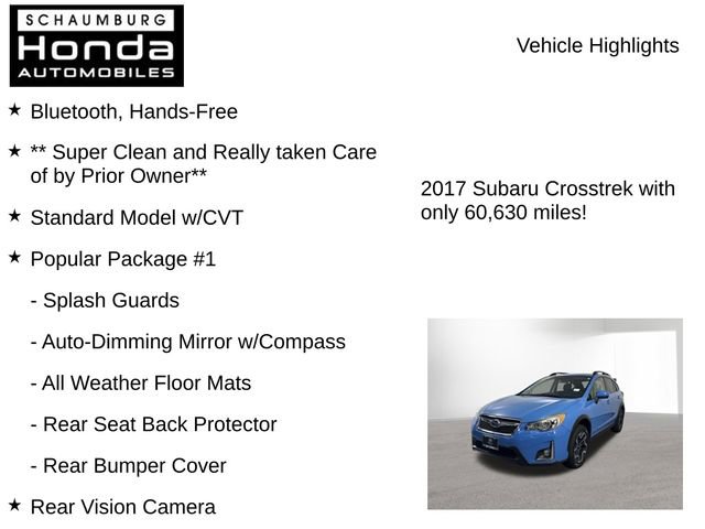 Used 2017 Subaru Crosstrek 2.0i Premium w/ Popular Package #1 AWD/4WD image 7