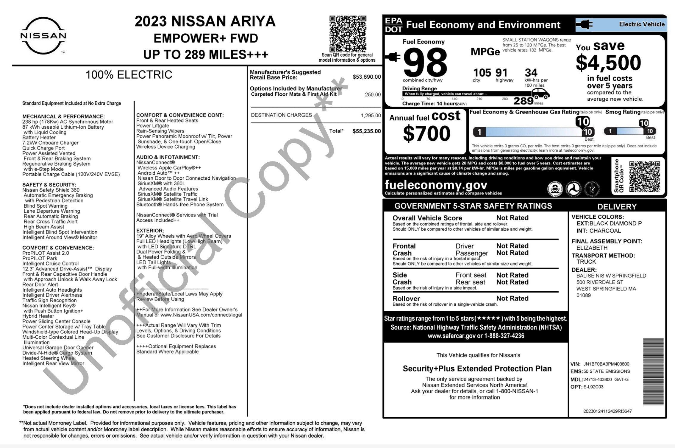 Used 2023 Nissan Ariya FWD image 2