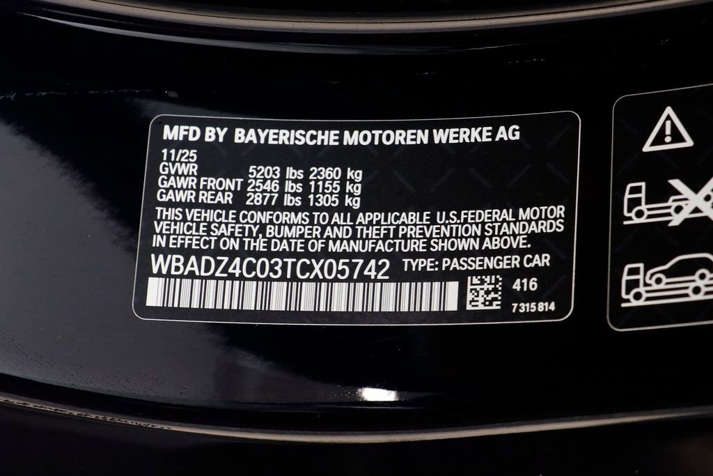 New 2026 BMW 840i xDrive Convertible w/ Comfort Seating Package AWD/4WD image 25