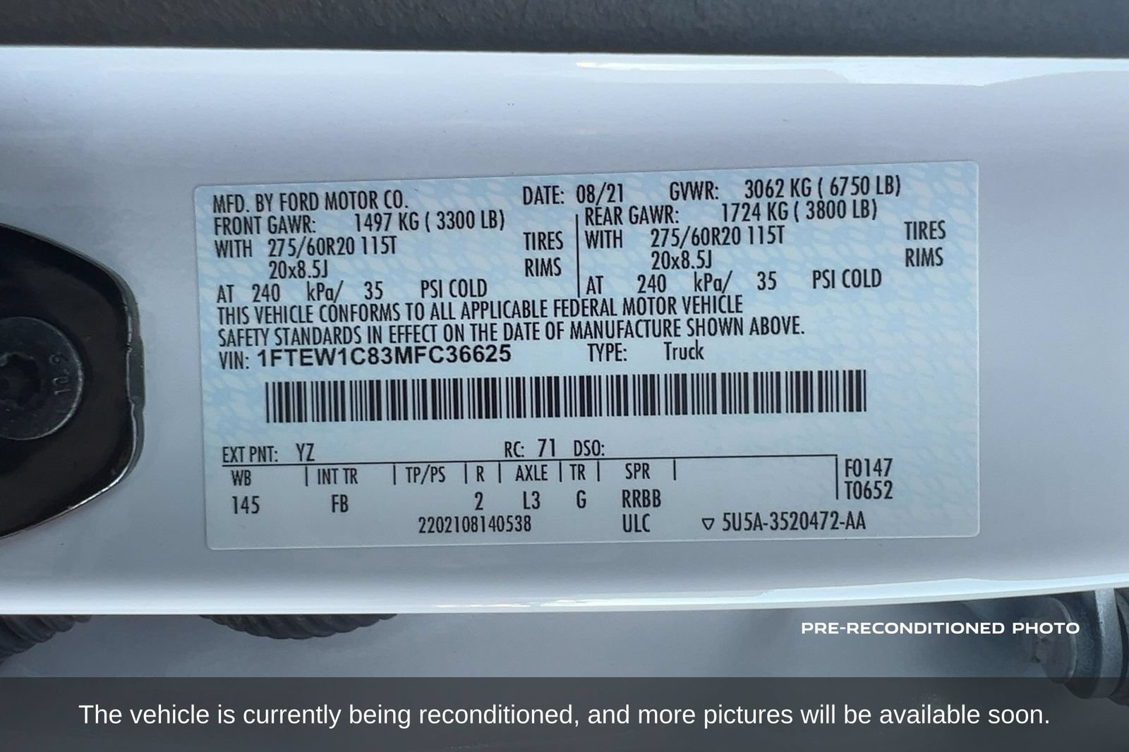 Used 2021 Ford F150 XLT w/ Equipment Group 302A High RWD image 19