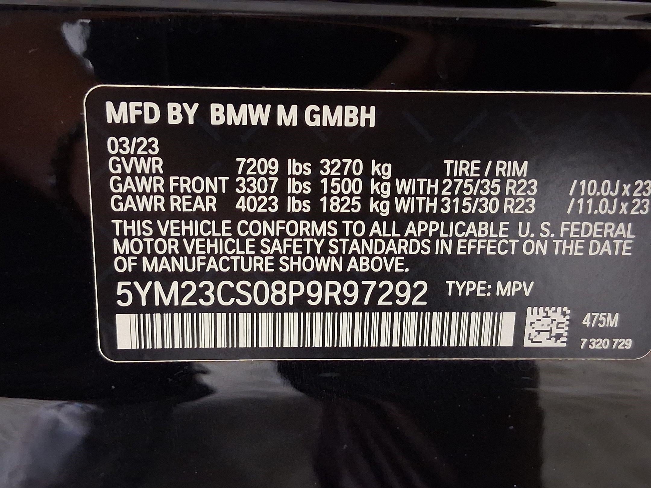 Certified 2023 BMW XM AWD/4WD image 19