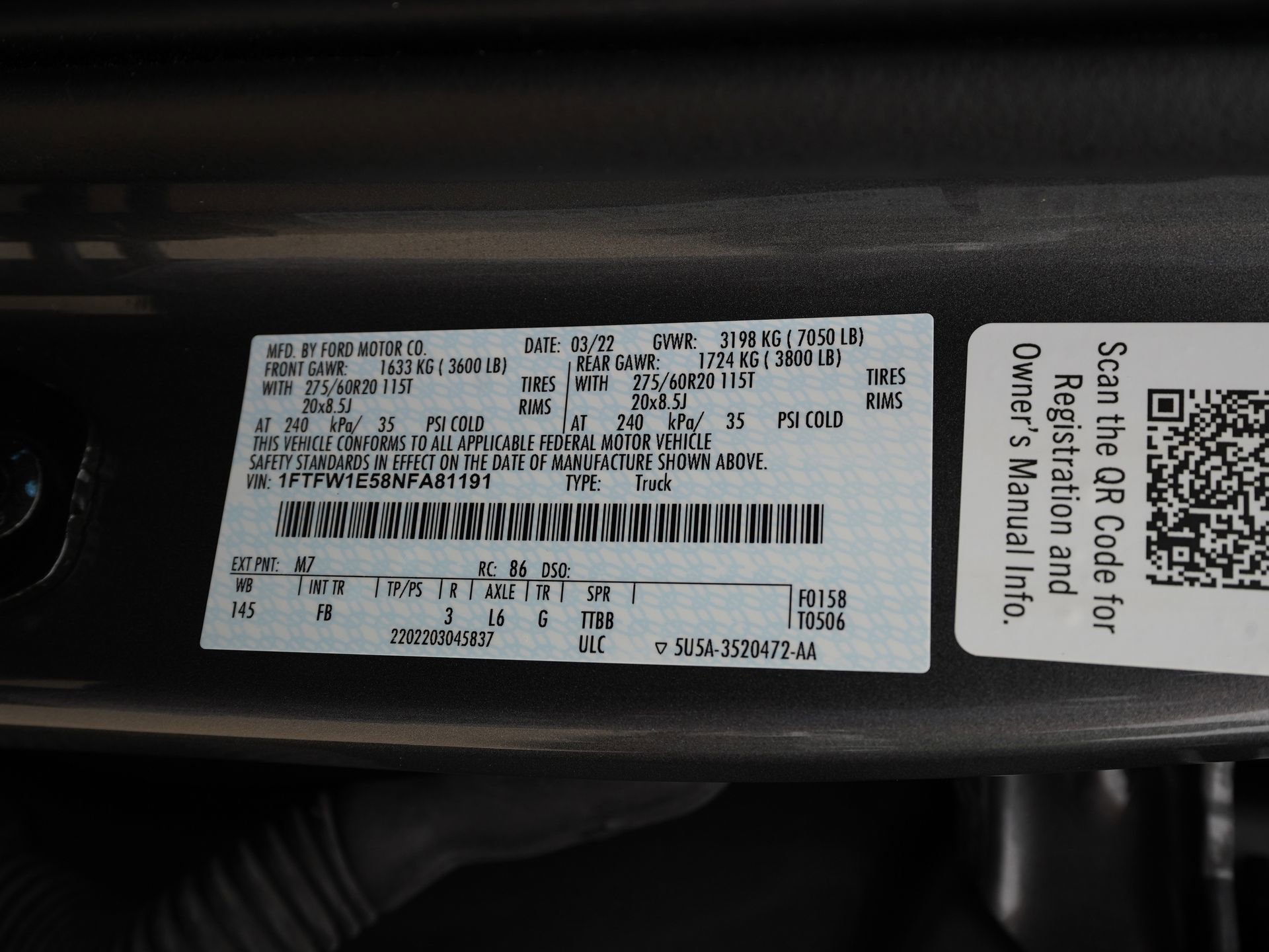 Used 2022 Ford F150 XLT w/ Equipment Group 302A High image 35