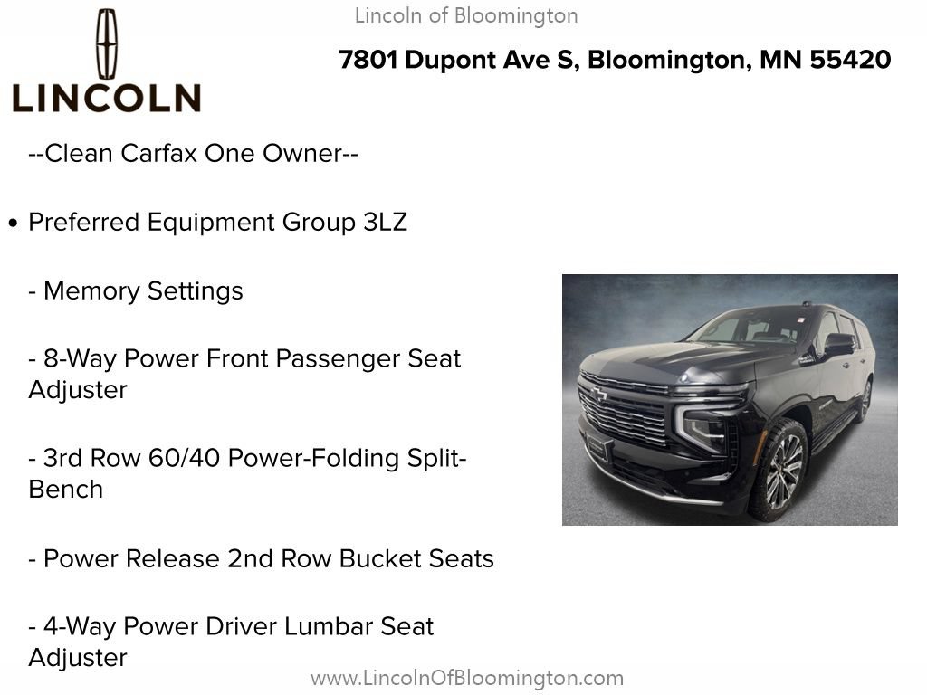 Used 2026 Chevrolet Suburban High Country w/ Sun And Tow Package AWD/4WD image 5