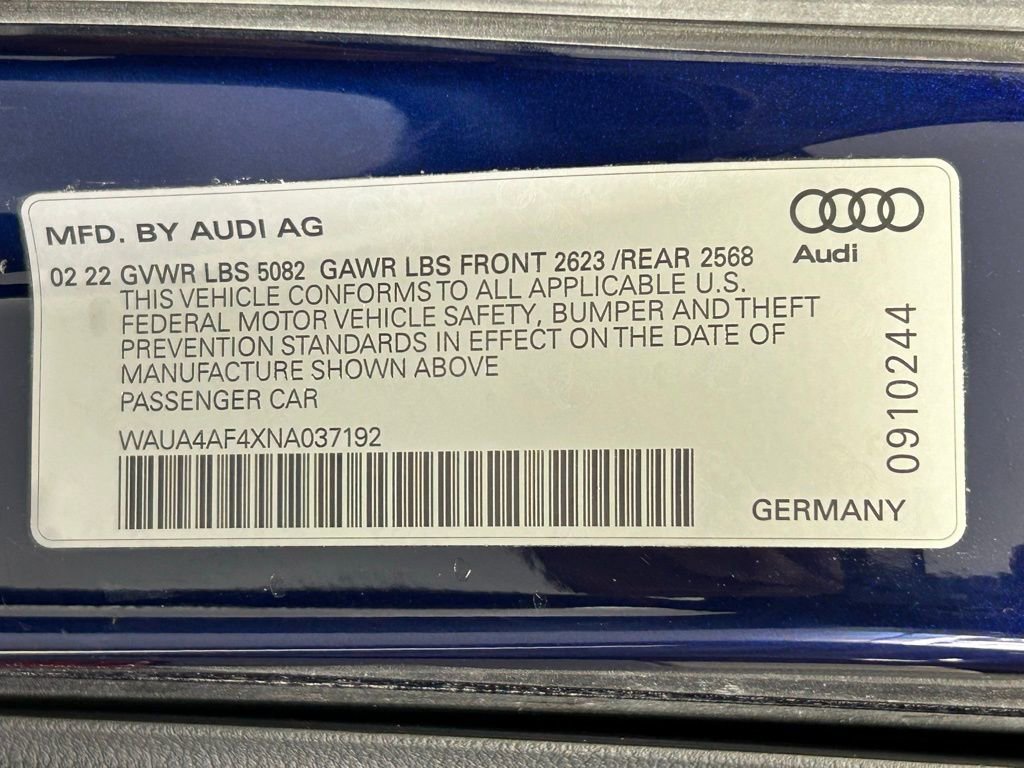 Used 2022 Audi S4 Premium image 37