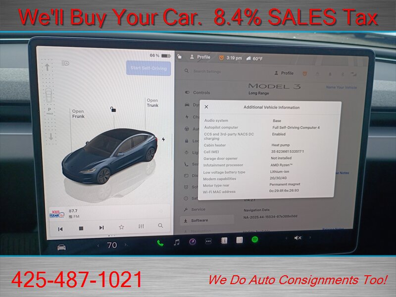 Used 2026 Tesla Model 3 RWD image 25