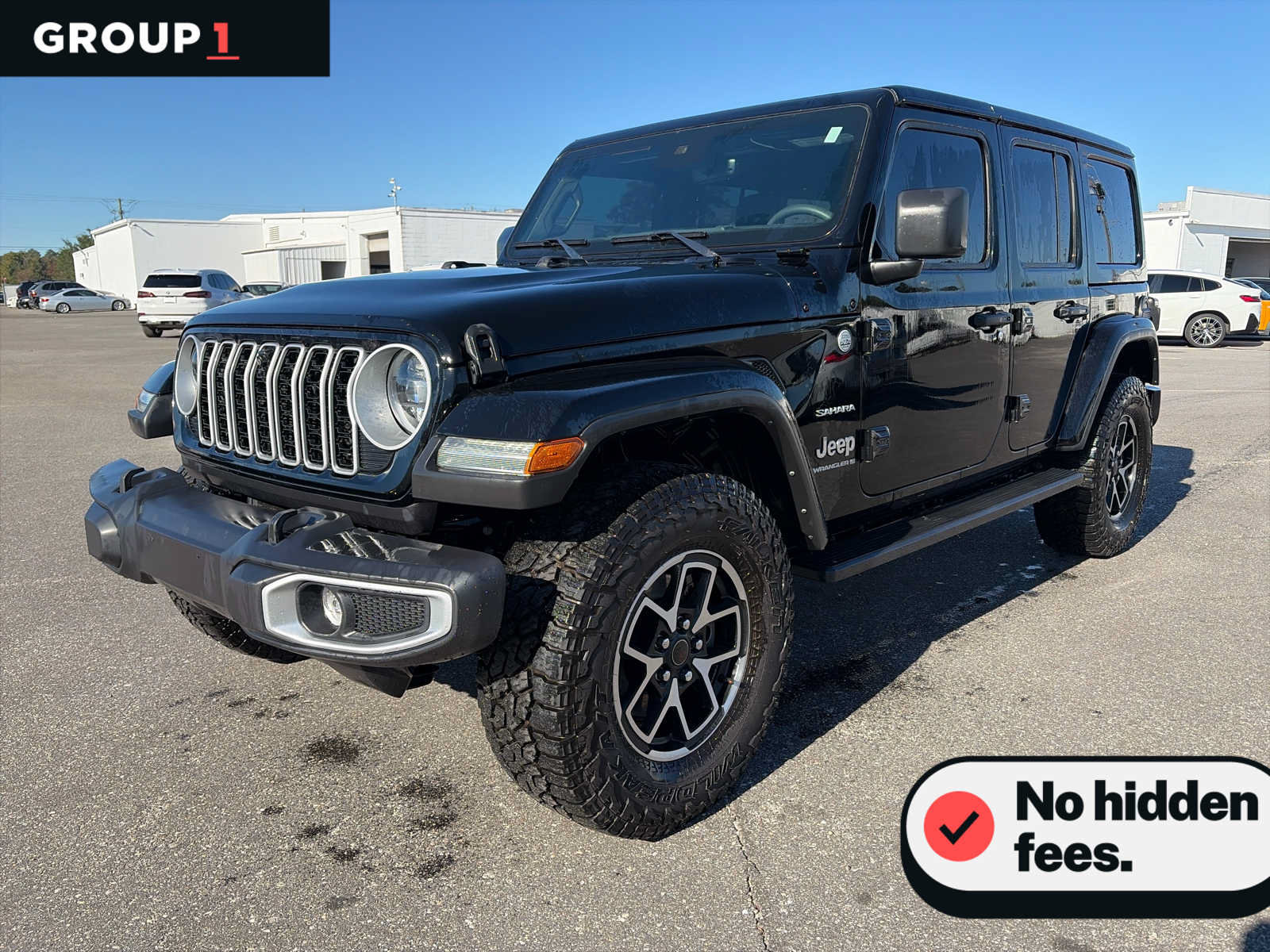 Used 2024 Jeep Wrangler Unlimited Sahara w/ Technology Group AWD/4WD image 1