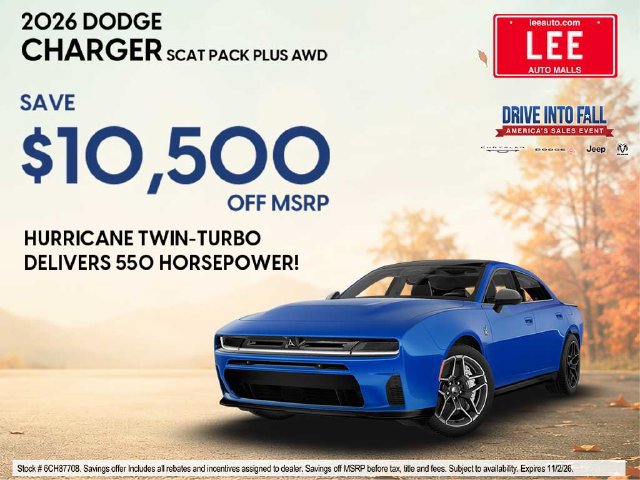 New 2026 Dodge Charger Scat Pack AWD/4WD image 4