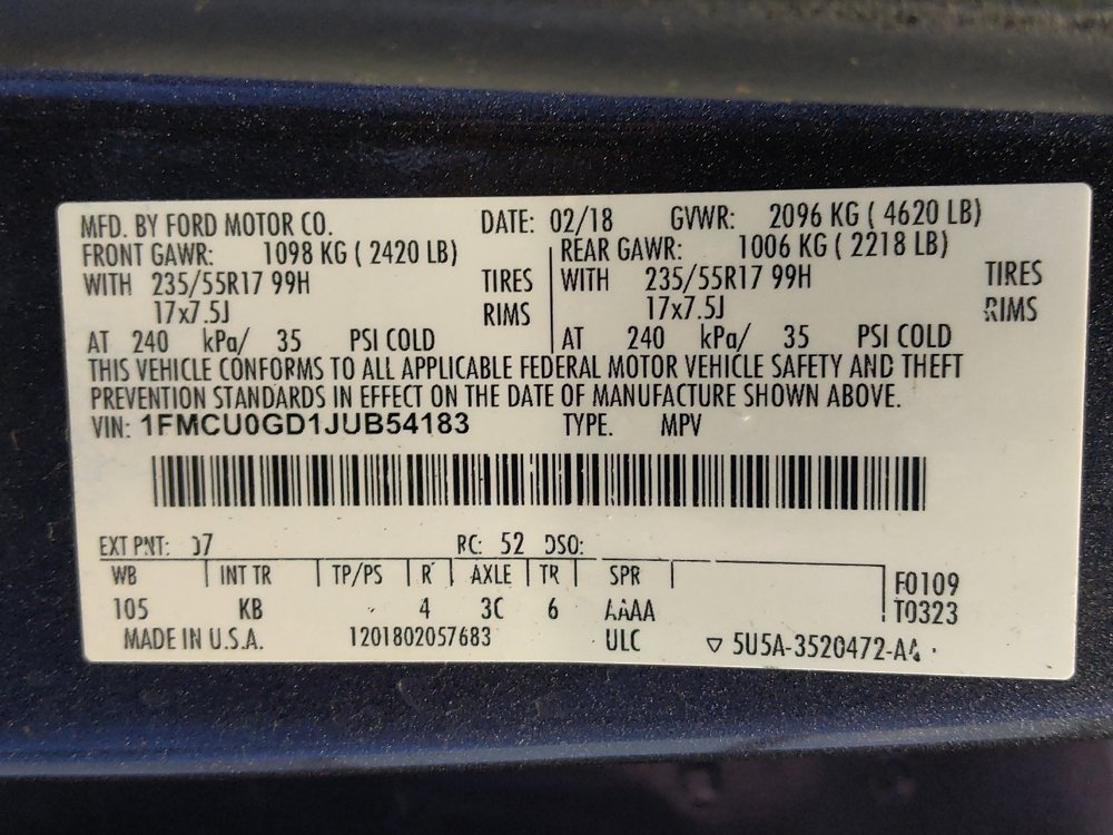 Used 2018 Ford Escape SE FWD image 33