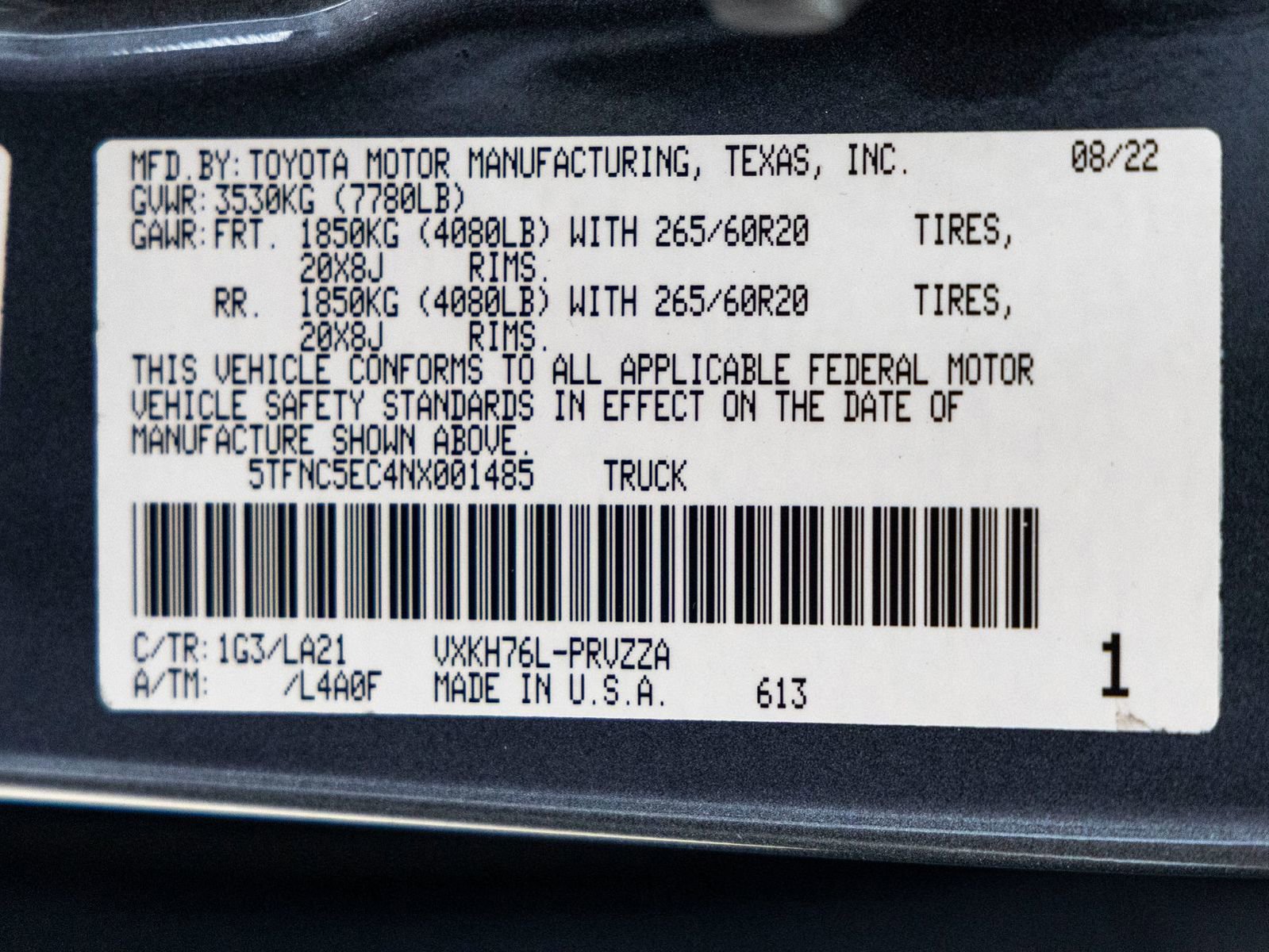 Used 2022 Toyota Tundra Platinum w/ Advanced Package image 33