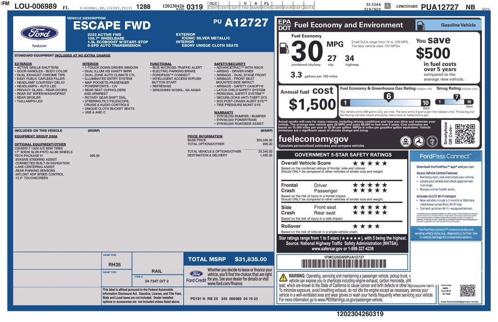 Used 2023 Ford Escape Active w/ Tech Pack #1 image 30