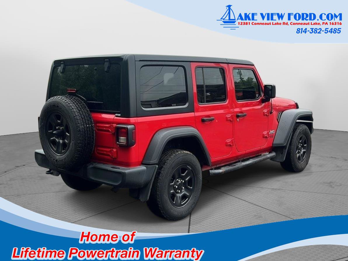 Used 2018 Jeep Wrangler Unlimited Sport AWD/4WD image 3