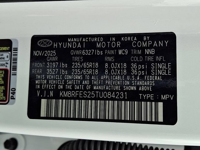 New 2026 Hyundai Palisade SE AWD/4WD image 15