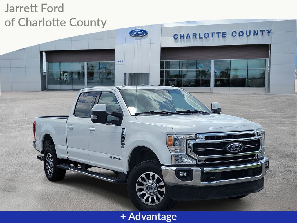 Used 2021 Ford F250 Lariat w/ Lariat Value Package AWD/4WD video 1