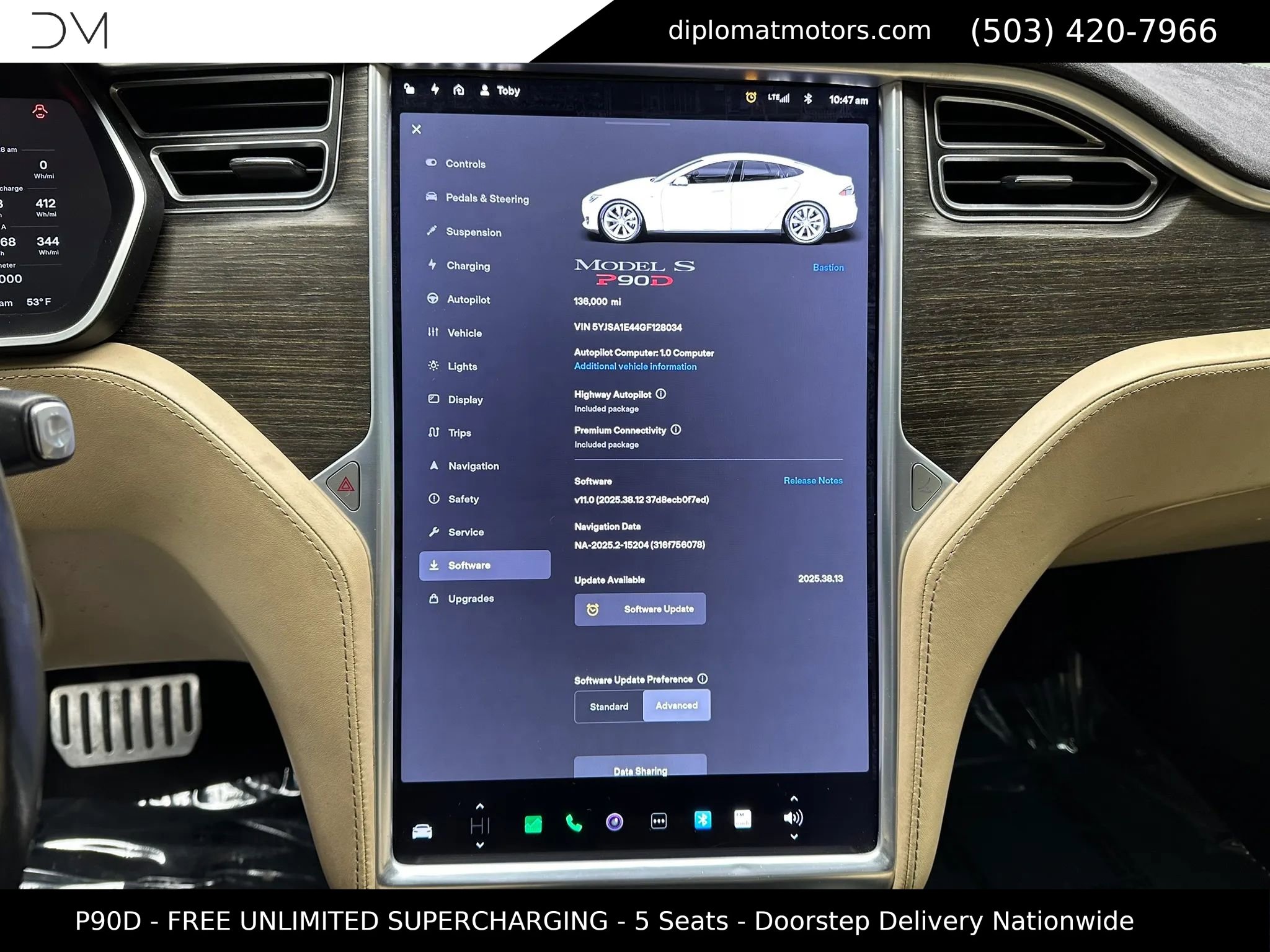Used 2016 Tesla Model S P90D AWD/4WD image 33