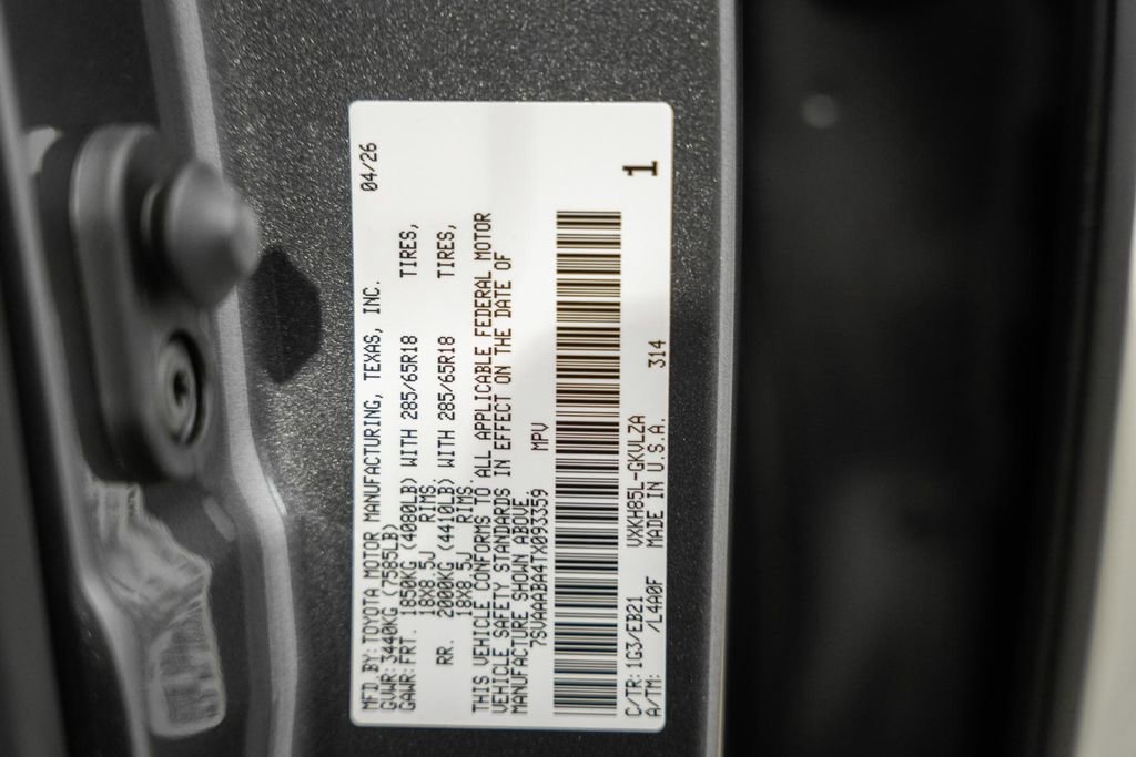 New 2026 Toyota Sequoia TRD Pro AWD/4WD image 50