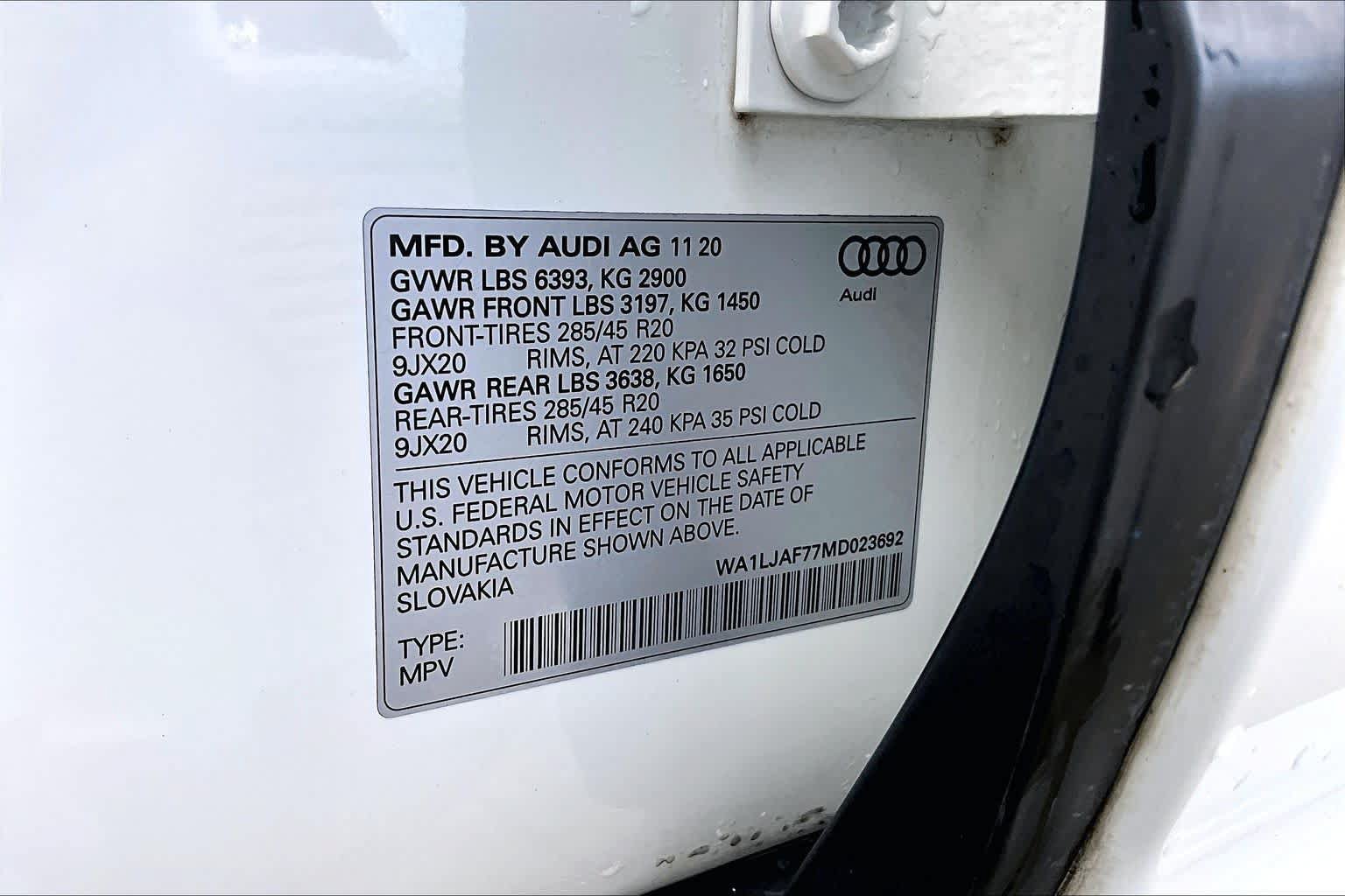 Used 2021 Audi Q7 2.0T Premium Plus w/ Executive Package AWD/4WD image 34