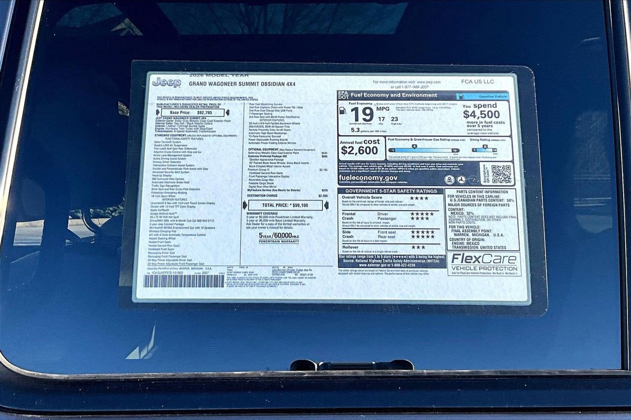 New 2026 Jeep Grand Wagoneer Summit image 39