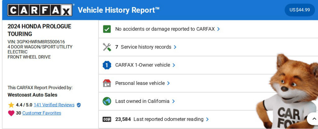 Used 2024 Honda Prologue Touring image 5