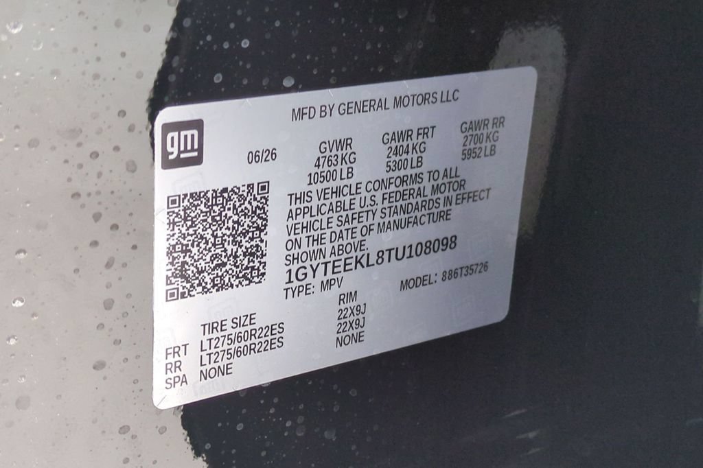 New 2026 Cadillac Escalade IQ Sport 1 w/ LPO, Floor Liner Package AWD/4WD image 17