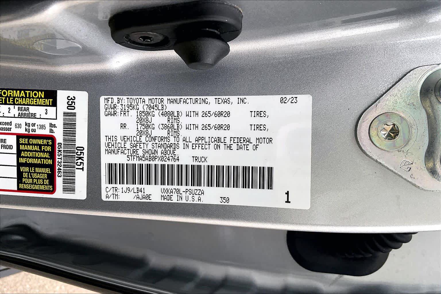 Used 2023 Toyota Tundra 1794 Edition RWD image 33