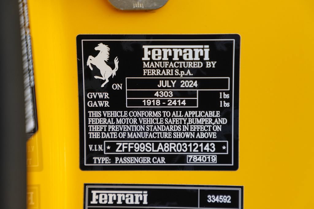 Used 2024 Ferrari 296 GTB RWD image 61