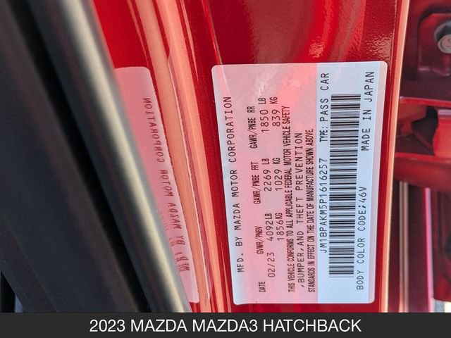 Certified 2023 MAZDA MAZDA3 s FWD image 28