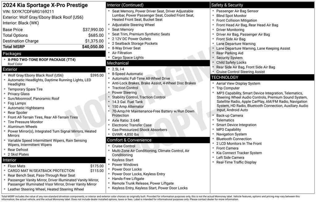 Used 2024 Kia Sportage X-Pro Prestige image 5
