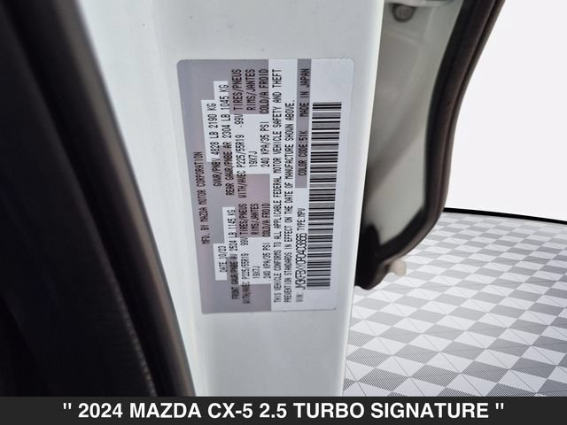 Certified 2024 MAZDA CX-5 Signature AWD/4WD image 38