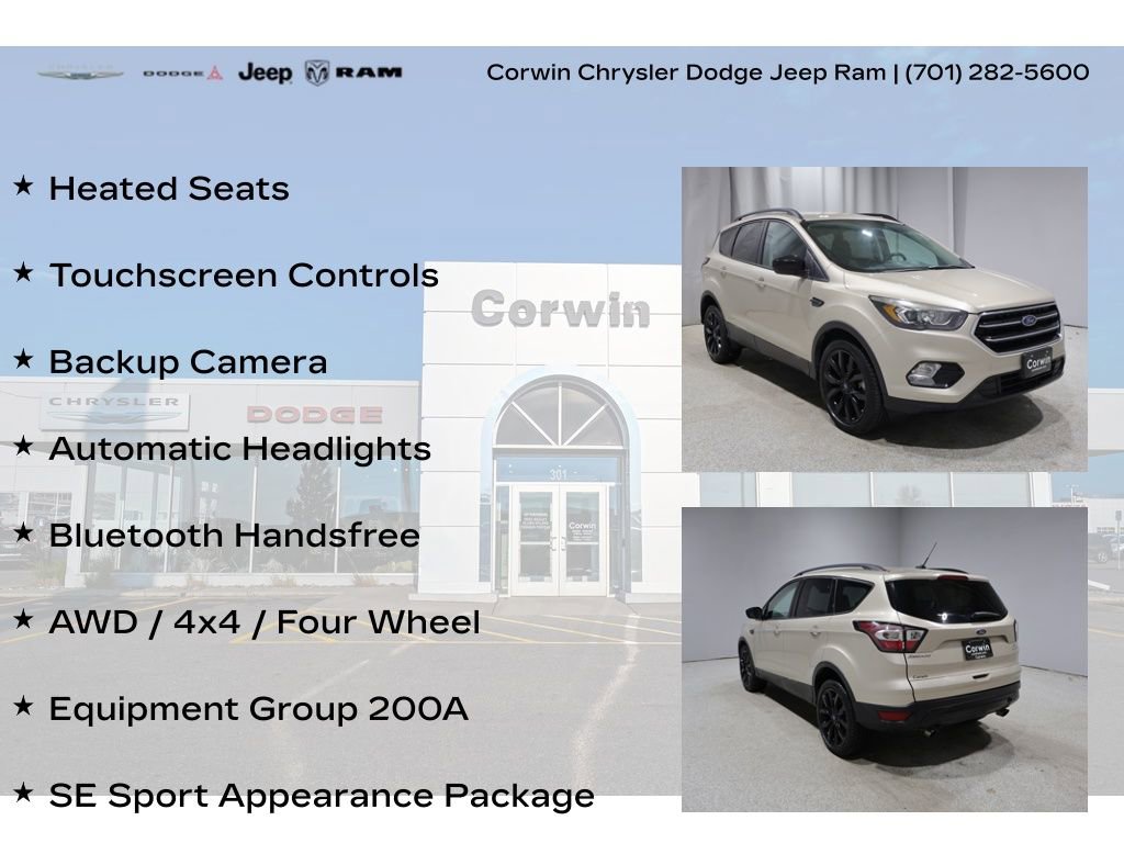 Used 2017 Ford Escape SE w/ SE Sport Appearance Package AWD/4WD image 8