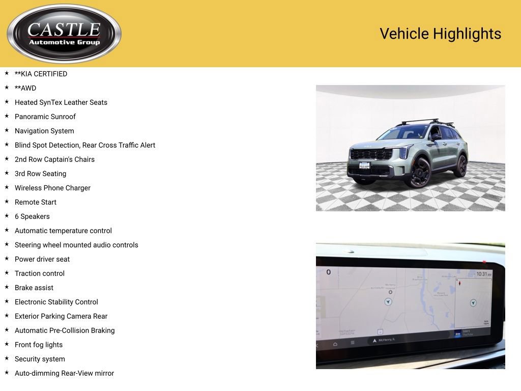 Used 2024 Kia Sorento X-Line EX AWD/4WD image 4