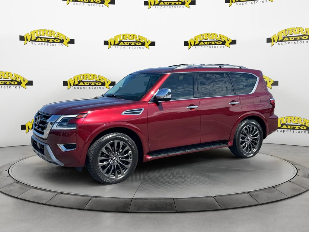 Used 2023 Nissan Armada Platinum w/ Captain's Chairs Package