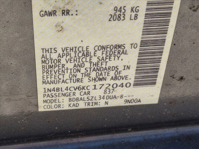 Used 2019 Nissan Altima 2.5 SR FWD image 15