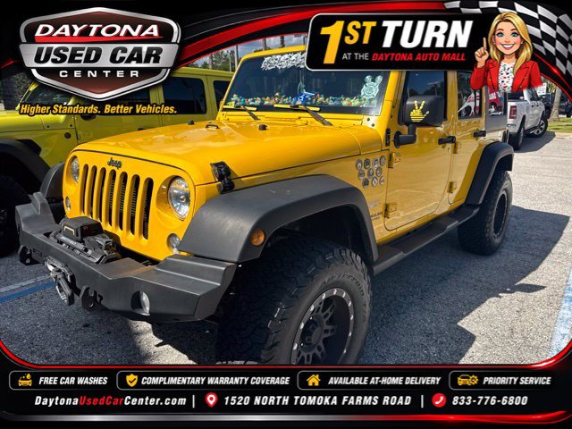 Used 2015 Jeep Wrangler Unlimited Sahara w/ Connectivity Group AWD/4WD image 1