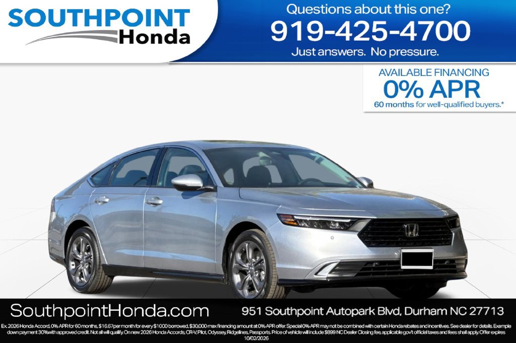 New 2026 Honda Accord EX-L image 1