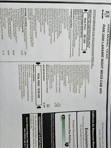 New 2026 RAM 3500 Laramie AWD/4WD image 17