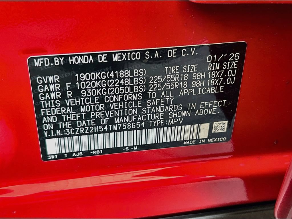 Certified 2026 Honda HR-V Sport image 30