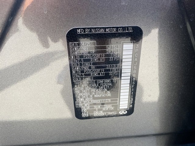 New 2025 INFINITI QX50 Luxe image 28