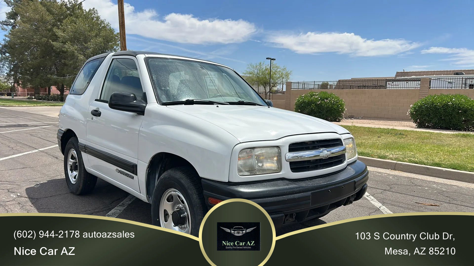 Used 1999 Chevrolet Tracker 2WD Convertible