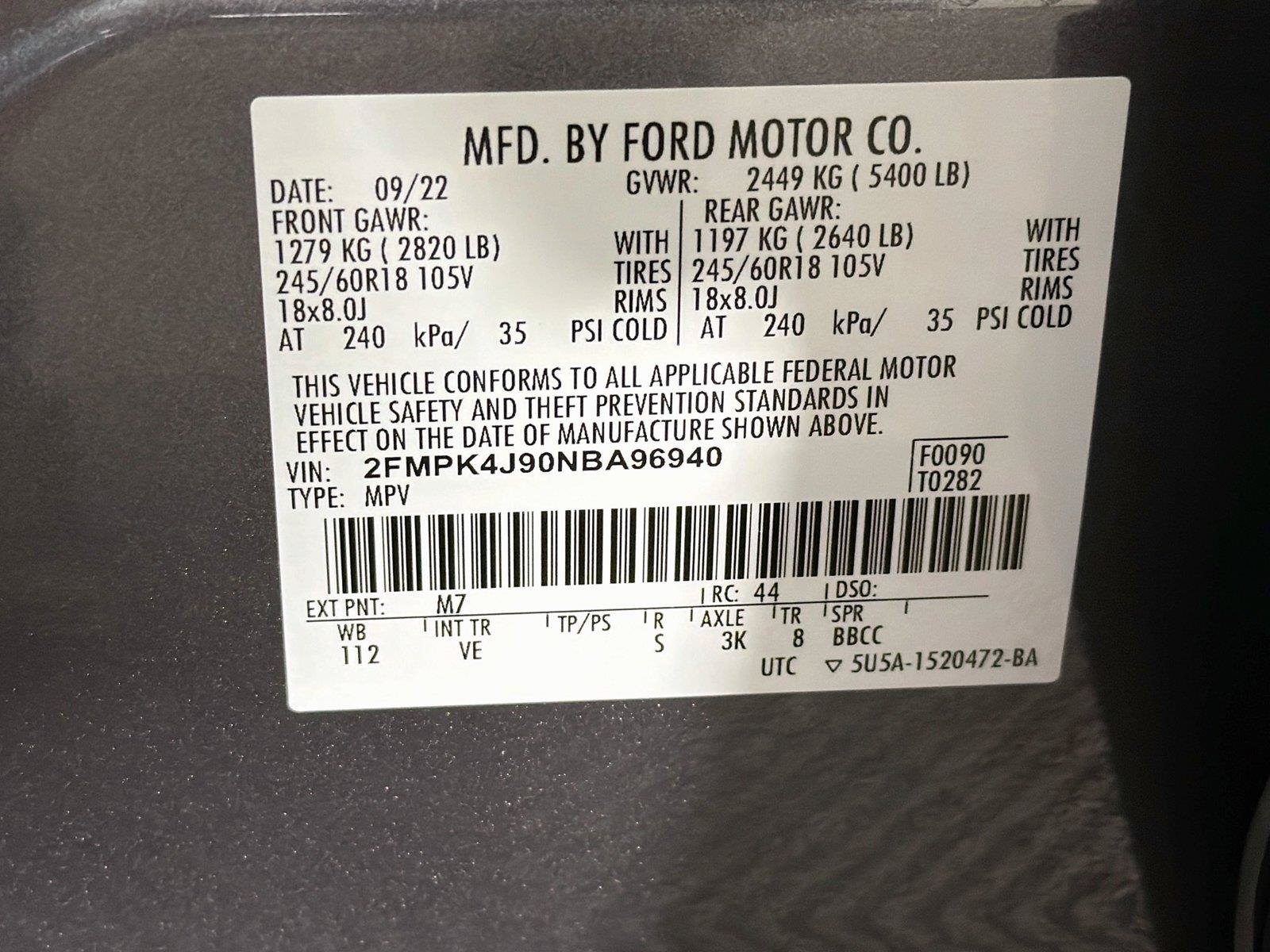 Used 2022 Ford Edge SEL w/ Convenience Package AWD/4WD image 39